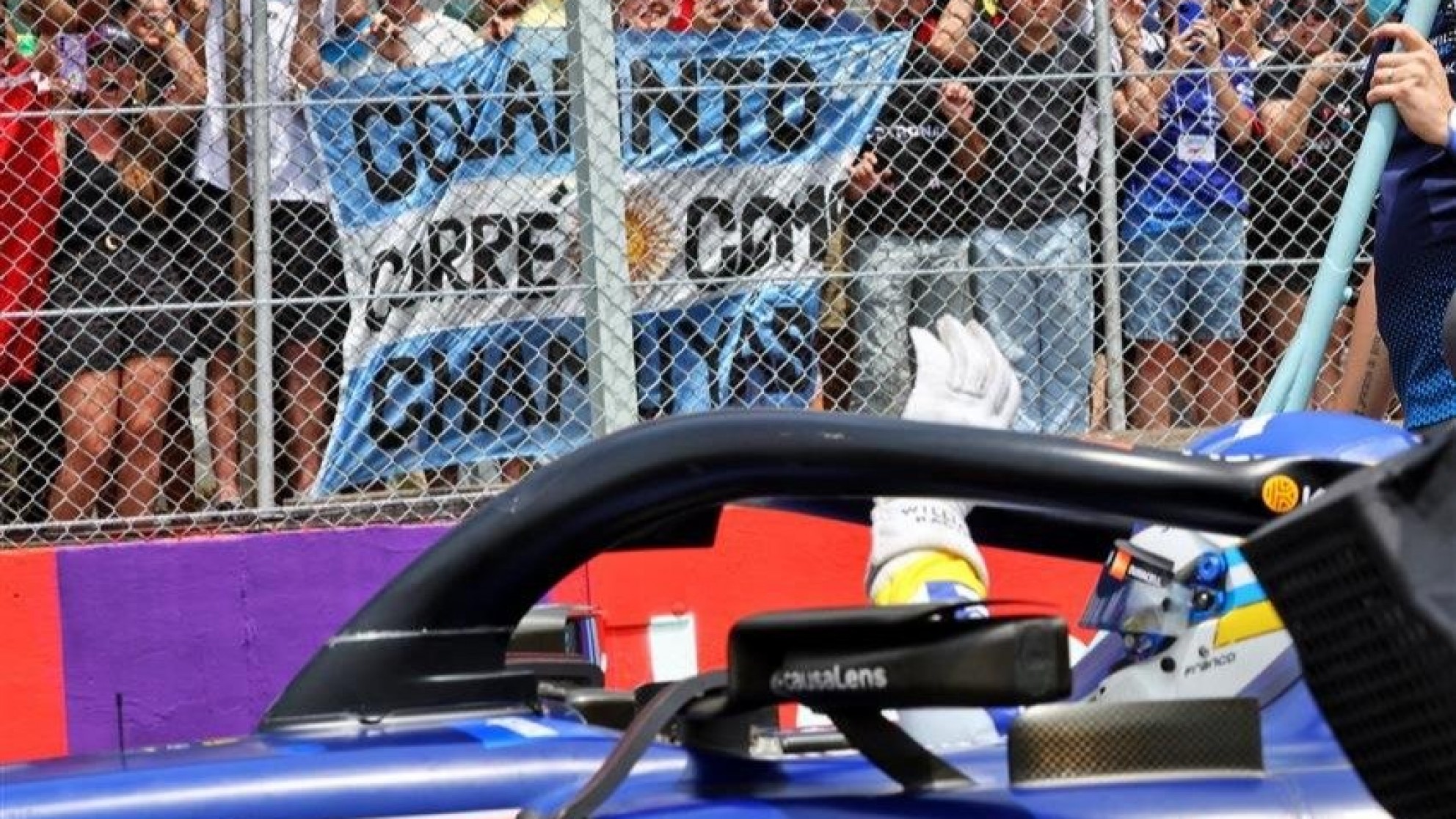 Colapinto no sumó puntos en la Sprint, pero subió posiciones y se prepara para la Qualy de mañana